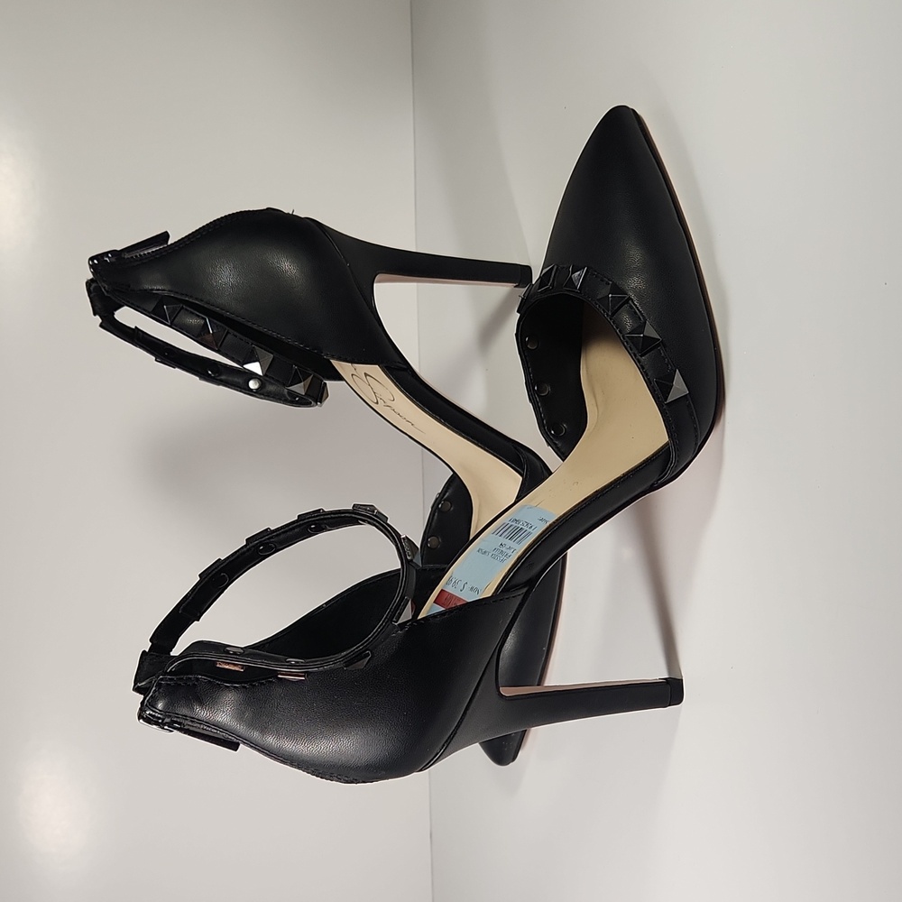 Jessica Simpson Prinella black studded pumps new